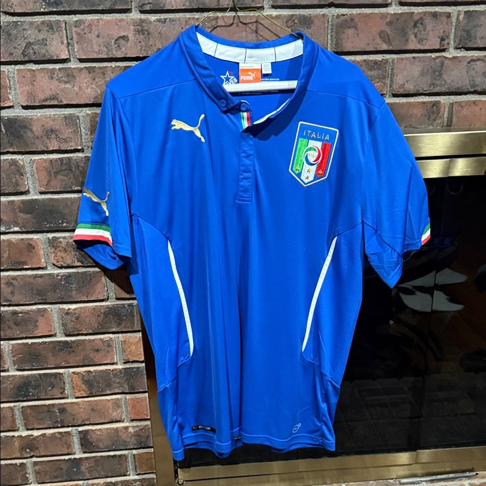 🇮🇹 Puma Italy National Team Soccer Jersey | Short Sleeve | Authentic Licensed